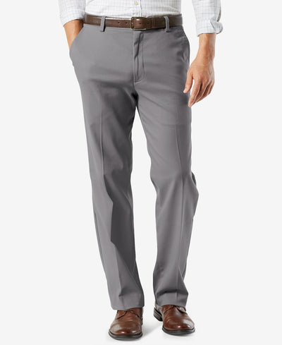 Dockers Big & Tall Easy Classic Fit Khaki Stretch Pants Grey