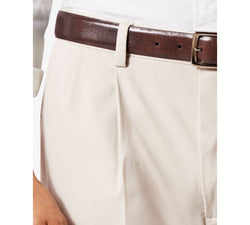 Dockers Big & Tall Easy Classic Pleated Fit Khaki Stretch Pants Light Beige thumbnail 2