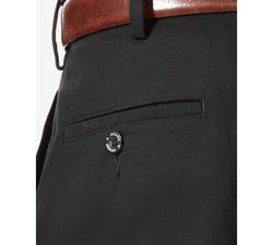 Dockers Comfort Relaxed Fit Khaki Stretch Pants Black Metal thumbnail 4