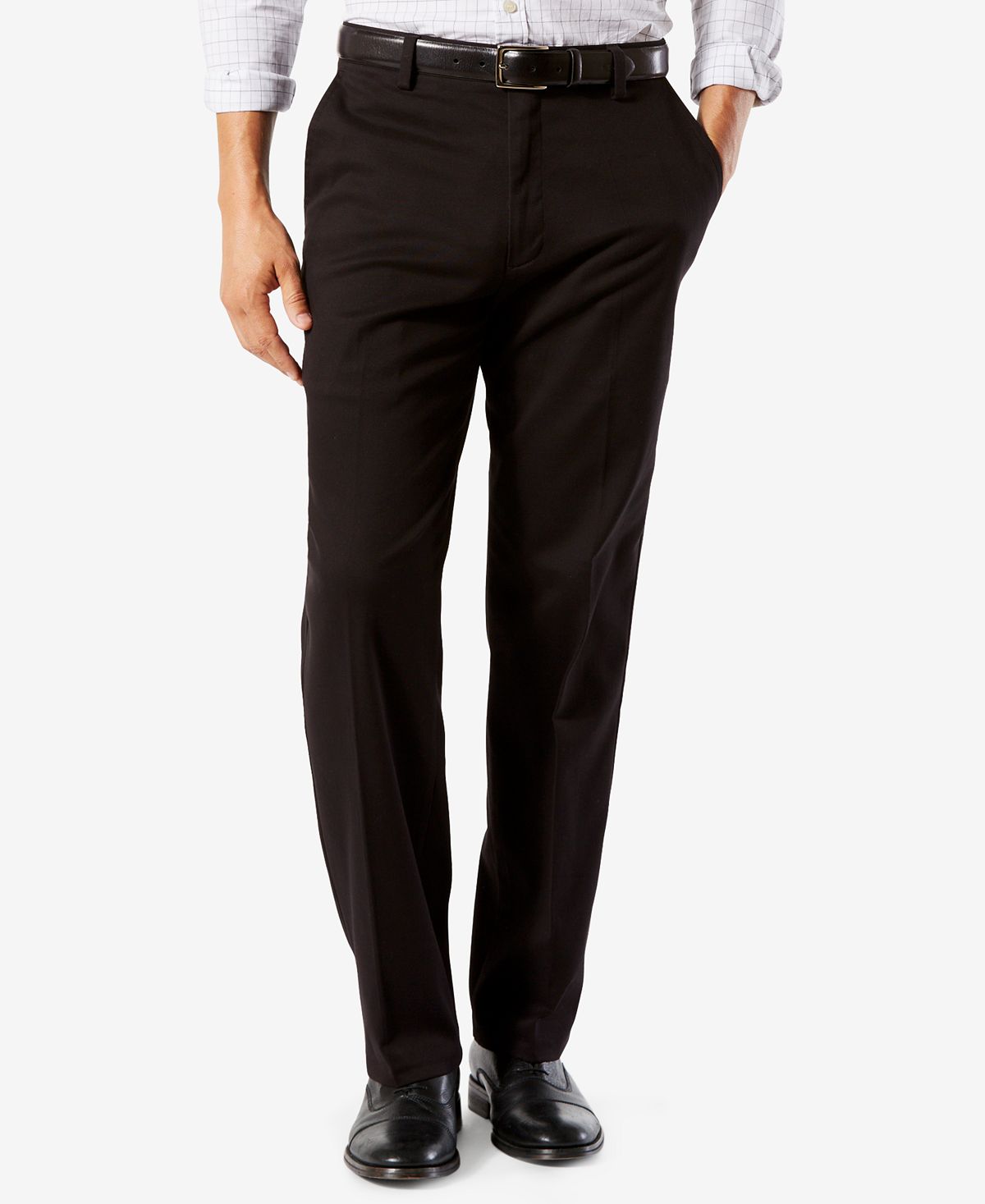 Dockers Easy Classic Fit Khaki Stretch Pants Black
