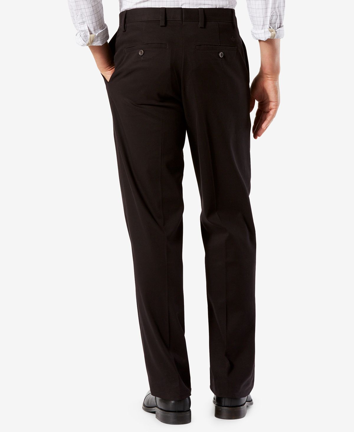 Dockers Easy Classic Fit Khaki Stretch Pants Black