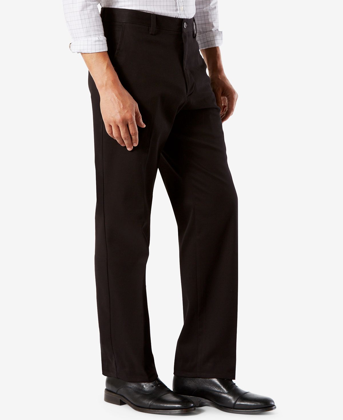 Dockers Easy Classic Fit Khaki Stretch Pants Black