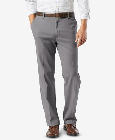 Dockers Easy Classic Fit Khaki Stretch Pants Burma Grey