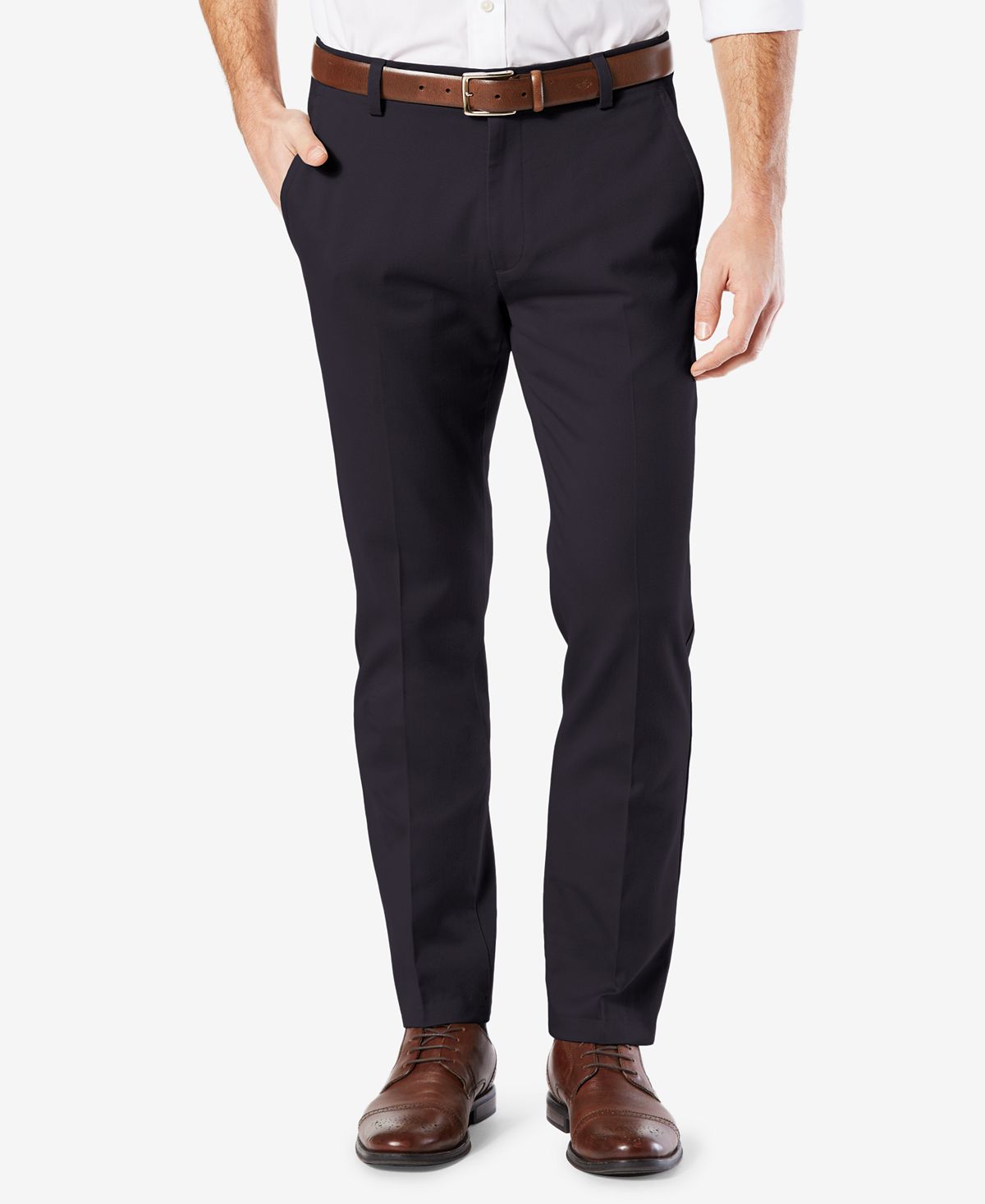 Dockers Easy Slim Fit Khaki Stretch Pants Dockers Navy