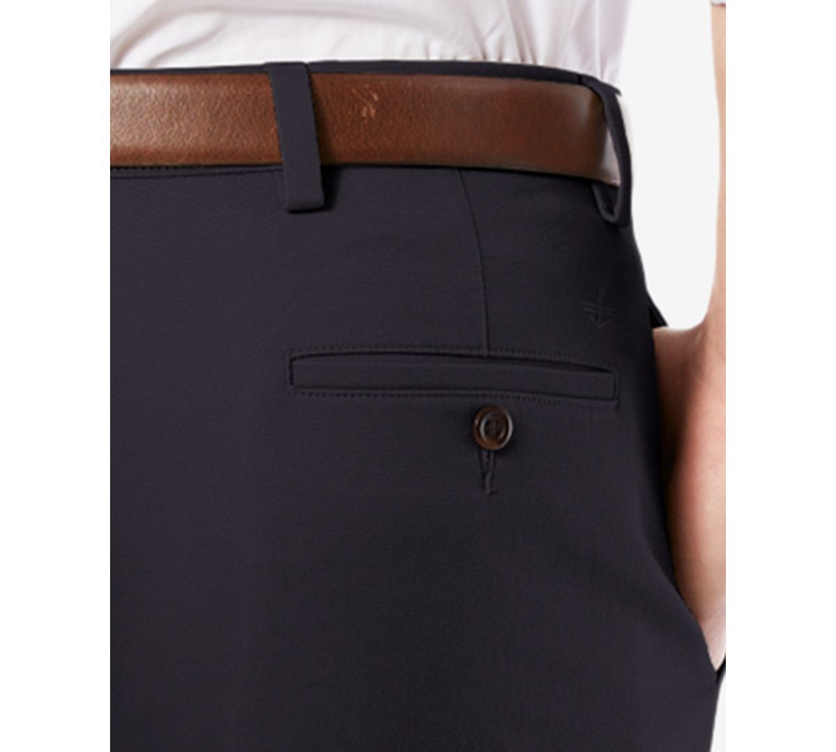 Dockers Easy Slim Fit Khaki Stretch Pants Dockers Navy