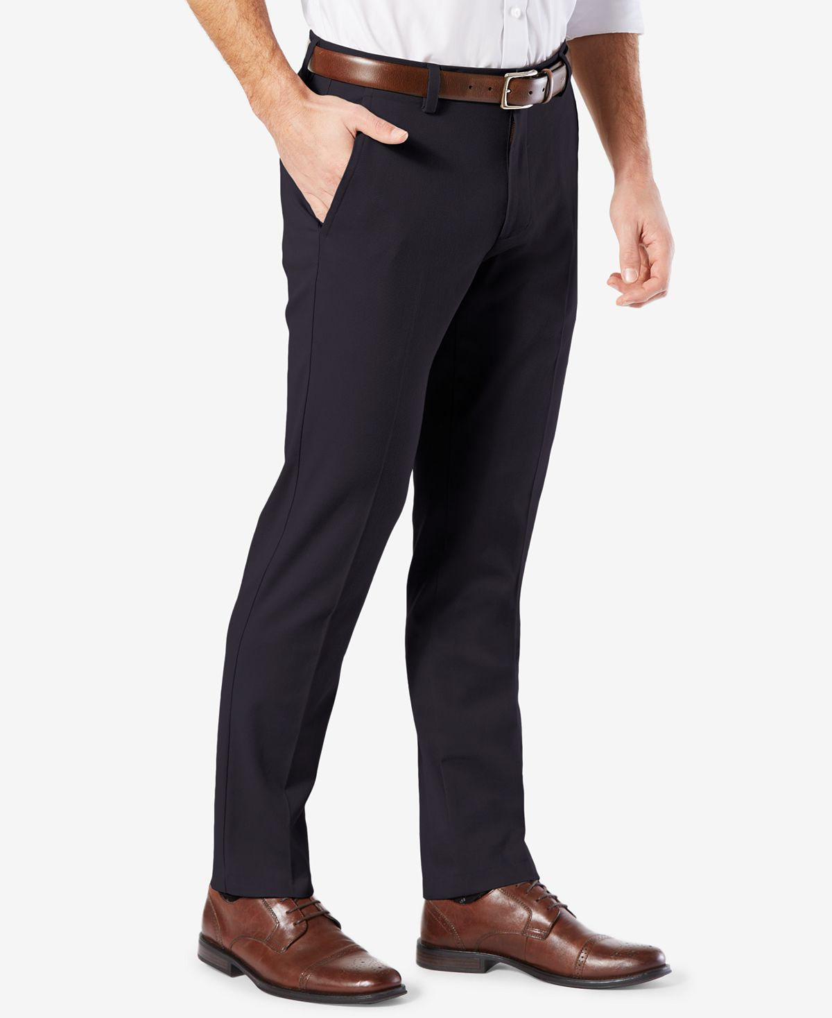 Dockers Easy Slim Fit Khaki Stretch Pants Dockers Navy