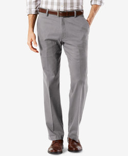 Dockers Easy Straight Fit Khaki Stretch Pants Burma Grey thumbnail 1