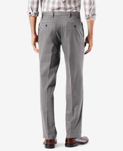 Dockers Easy Straight Fit Khaki Stretch Pants Burma Grey thumbnail 2