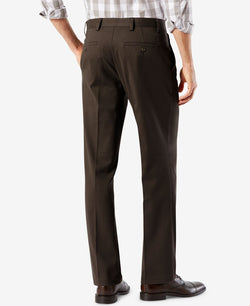 Dockers Easy Straight Fit Khaki Stretch Pants Coffee Bean thumbnail 3