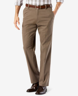 Dockers Easy Straight Fit Khaki Stretch Pants Dark Pebble thumbnail 1