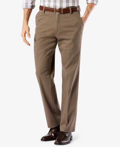 Dockers Easy Straight Fit Khaki Stretch Pants Dark Pebble