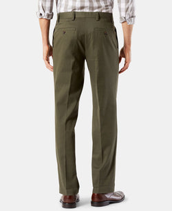 Dockers Easy Straight Fit Khaki Stretch Pants Olive Grove thumbnail 2