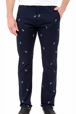 Dockers Navy Slim-Tapered Alpha Anchor-Print Pant thumbnail 2