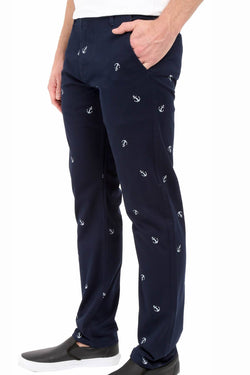 Dockers Navy Slim-Tapered Alpha Anchor-Print Pant thumbnail 3