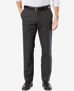 Dockers ' Signature Lux Cotton Straight Fit Stretch Khaki Pants Charcoal Heather thumbnail 1