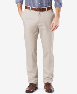 Dockers ' Signature Lux Cotton Straight Fit Stretch Khaki Pants Cloud thumbnail 1