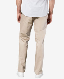 Dockers ' Signature Lux Cotton Straight Fit Stretch Khaki Pants Cloud thumbnail 3