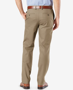 Dockers ' Signature Lux Cotton Straight Fit Stretch Khaki Pants New British Khaki thumbnail 2