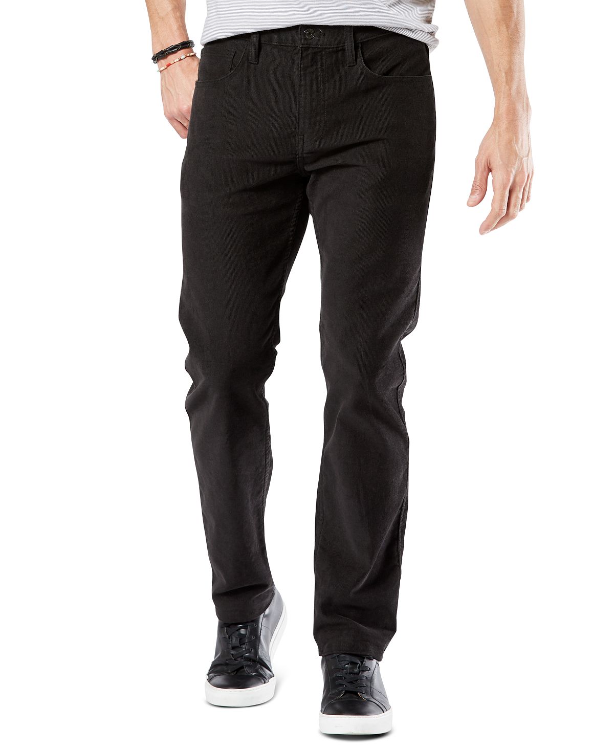 Dockers Slim-fit All Seasons Tech Corduroy Pants Black