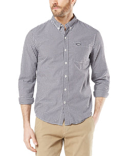 Dockers Slim-fit Supreme Flex Poplin Stretch Alpha Icon Shirt Black Check thumbnail 3