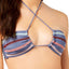 Dolce Vita Kokomo Embroidered Bandeau Bikini Top in Pigeon Blue
