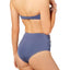 Dolce Vita Kokomo Embroidered Bandeau Bikini Top in Pigeon Blue