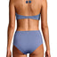 Dolce Vita Kokomo Embroidered Bandeau Bikini Top in Pigeon Blue