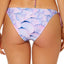 Dolce Vita Lavender Seashell Print Side Tie Bikini Bottom