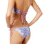 Dolce Vita Lavender Seashell Print Side Tie Bikini Bottom