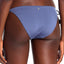 Dolce Vita Pigeon Blue Embroidered Kokomo Side-tie Cheeky Bikini Bottom