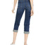 Dollhouse Juniors' Roll-cuff Button-fly Jeans Driftwood Wash