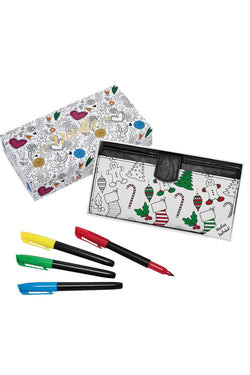 Doodlz Gingerbread Coloring Wallet thumbnail 1