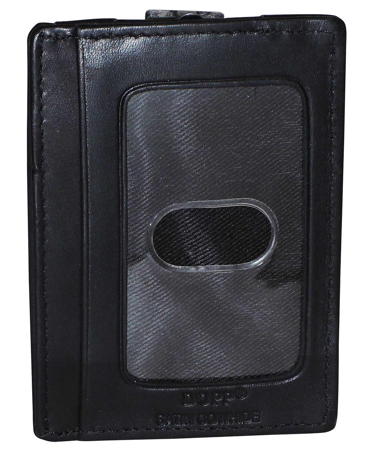 Dopp Regatta Front Pocket Money Clip Wallet Black