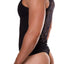 Doreanse Black Lace Back Tank Top