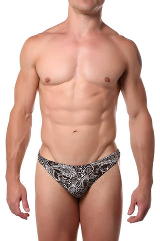 Doreanse Brown Tropical Dream Thong