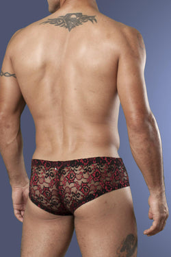 Doreanse Red Mini Lace Trunk thumbnail 2