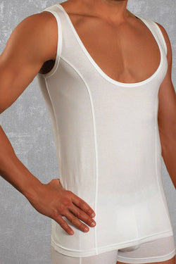 Doreanse White Athletic Big Scoop Tank thumbnail 3