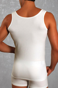 Doreanse White Athletic Big Scoop Tank thumbnail 2