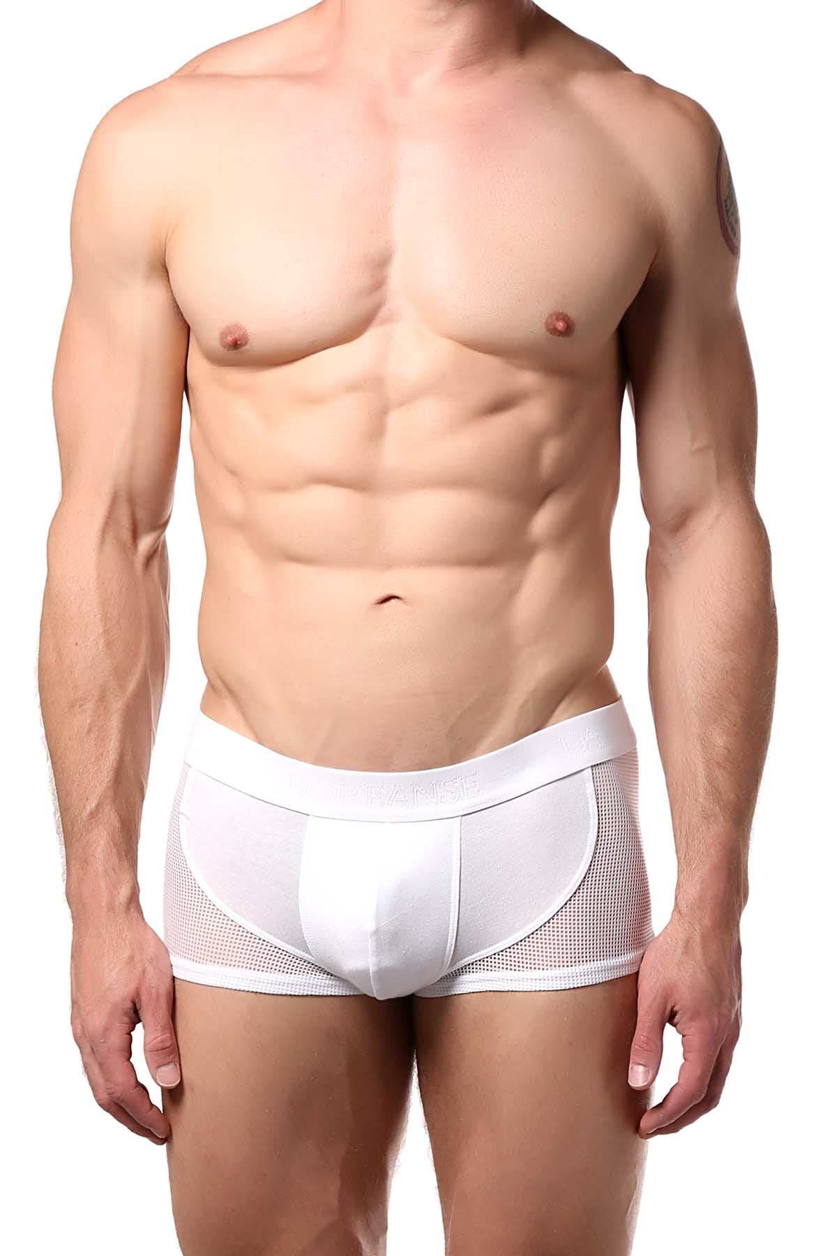 Doreanse White Mesh-Panel Trunk