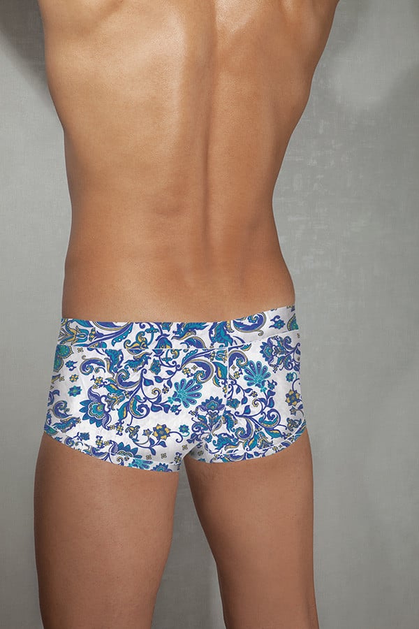Doreanse White Paisley Boxer Brief