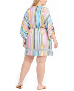 Dotti Trendy Plus Havana Coast Tunic Cover-up Multi thumbnail 2