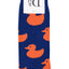 Drake & Hutch Blue/Orange 'Rubber Duckie' Crew Socks