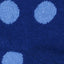 Drake & Hutch Blue/Sky Polka Crew Socks
