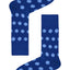 Drake & Hutch Blue/Sky Polka Crew Socks
