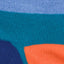 Drake & Hutch Blue/Teal/Orange Multi-Stripe Unisex Crew Socks