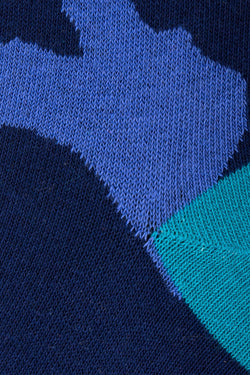 Drake & Hutch Navy 'Midnight Camo' Unisex Crew Socks thumbnail 3