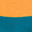 Drake & Hutch Orange/Aqua Candy Stripe Crew Sock