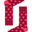 Drake & Hutch Red/Pink 'All You Need Is Love' Unisex Crew Socks