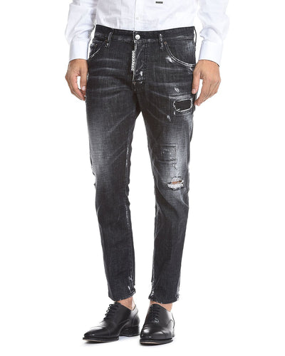 Dsquared2 Skater Skinny Fit Jeans In Black Black