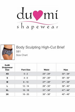DuMi Shapewear Black Body-Sculpting High-Cut Brief thumbnail 2